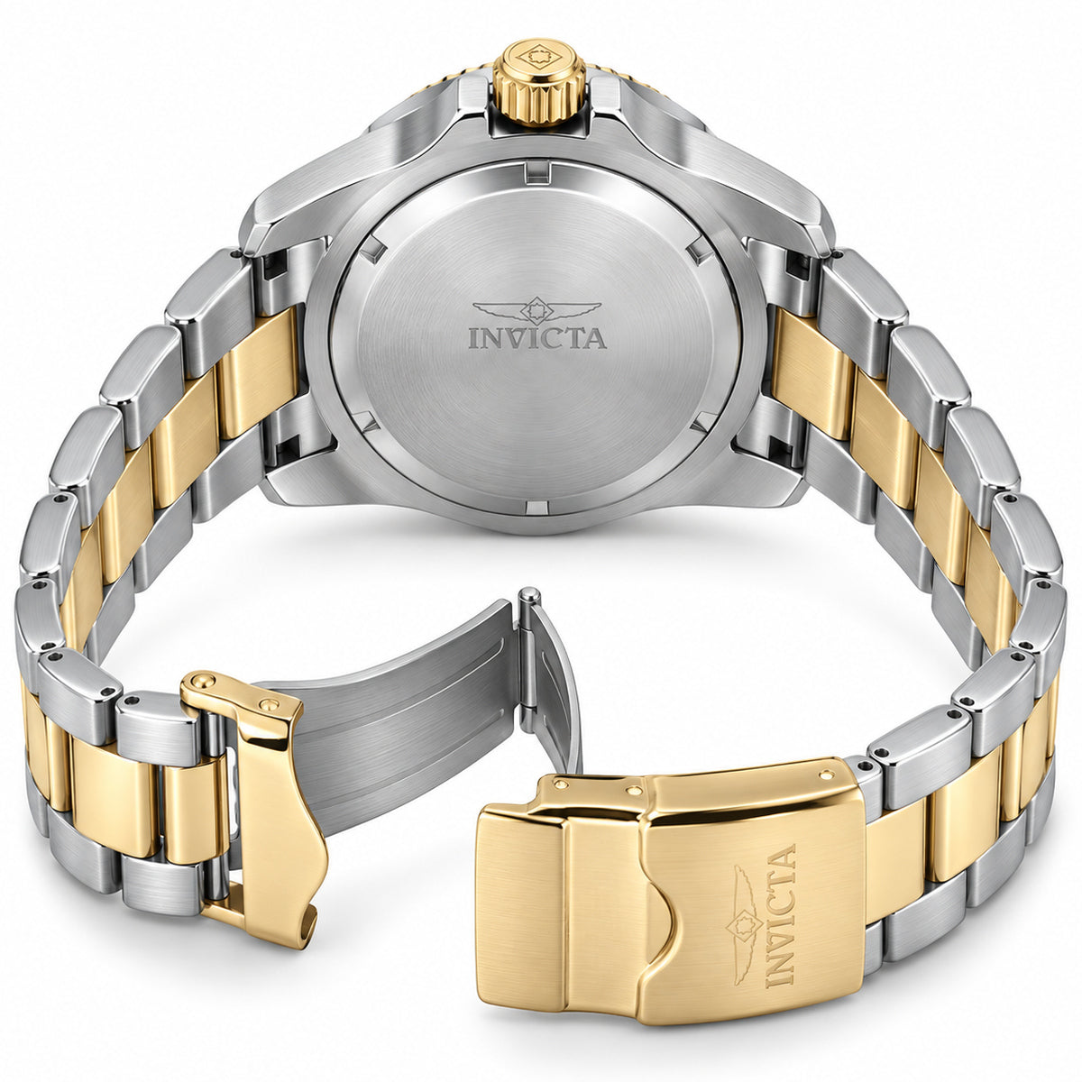 Invicta Pro Diver Crestcore Men's Watch - 43mm. Gold. Steel (49696)