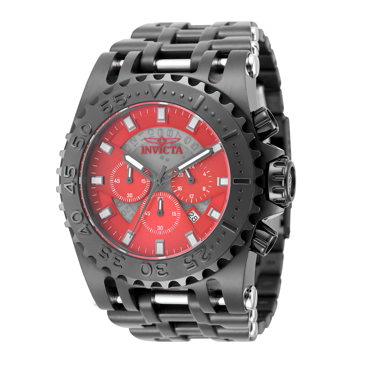 Open Box Invicta Coalition Forces Men's Watch - 50mm, Steel,Black (AIC-49766)