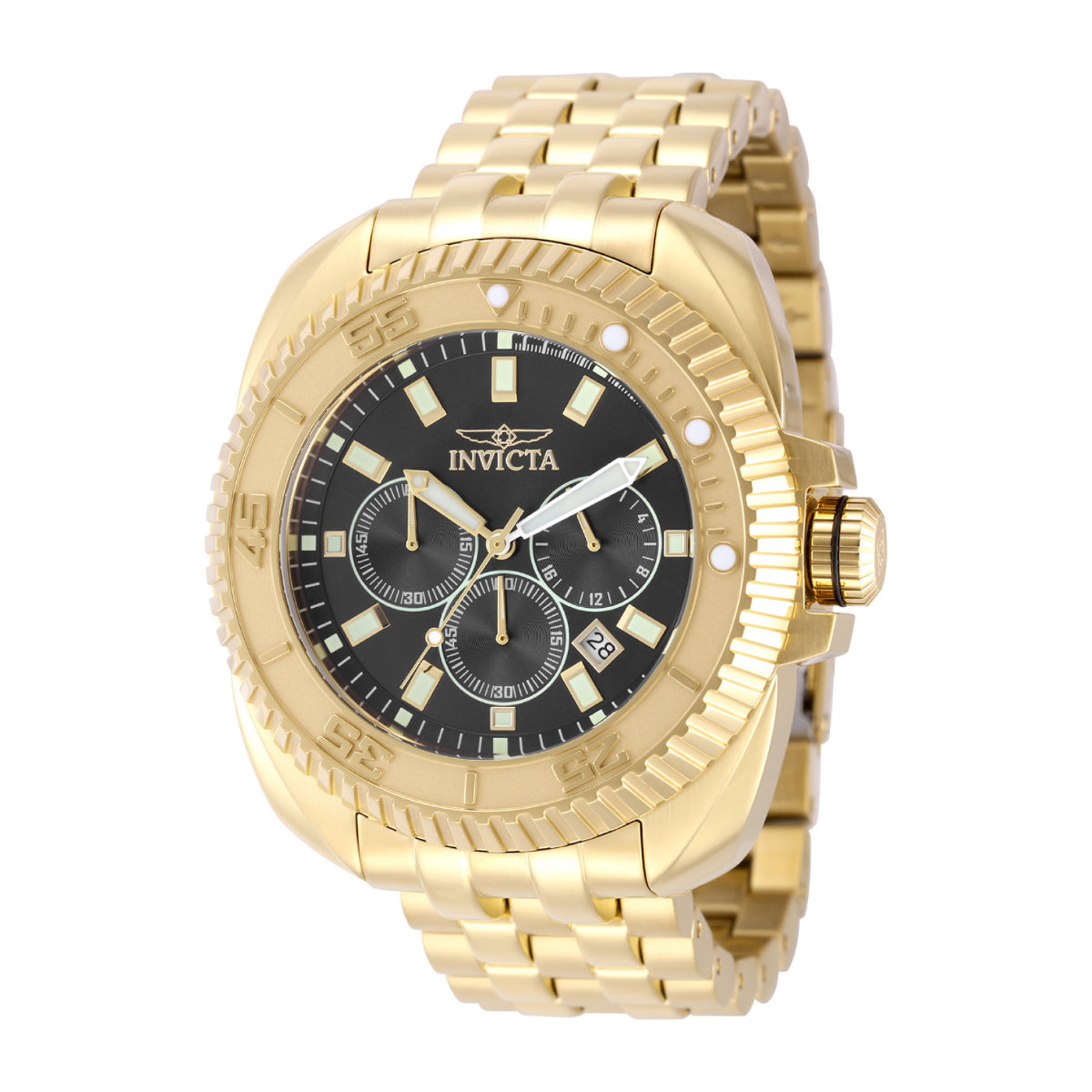 Invicta Coalition Forces Ironfront Men's Watch - 50mm. Gold (49787)