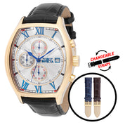 Invicta Specialty Glyphic Men's Watch - 43mm. Black with Interchangeable Strap (49840)