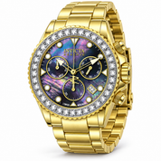Invicta Reserve Grand Diver Swiss Ronda Z60 Caliber Men's Watch w/ Mother of Pearl Dial - 48mm, Gold (51629)