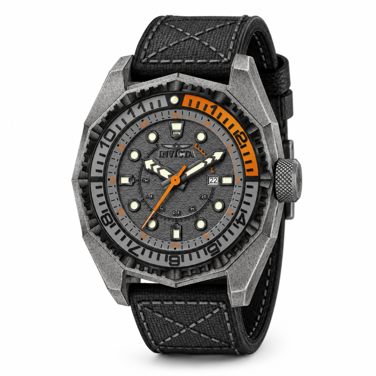 Invicta Akula Vectara Men's Watch - 55mm. Orange. Black (50039)