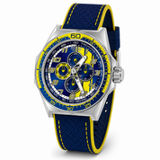Invicta Racing Stryketach Men's Watch - 50mm. Yellow. Blue (50041)