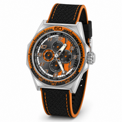 Open Box Invicta Invicta Racing Men's Watch - 50mm, Black,Orange (AIC-50043)