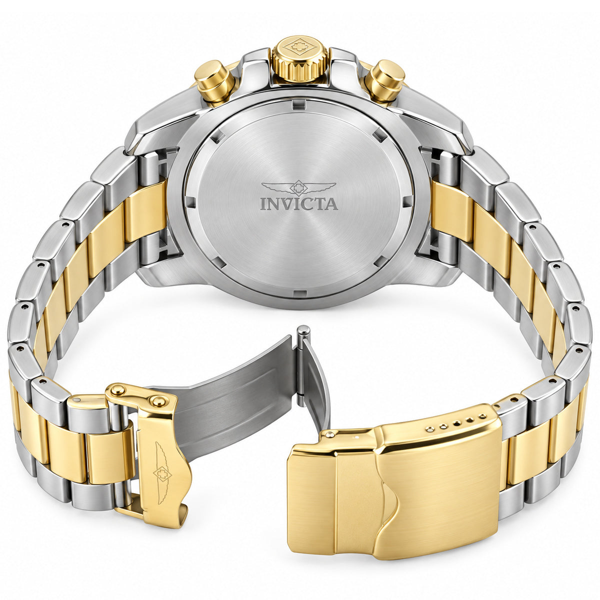 Invicta Pro Diver Stratax Men's Watch - 44mm. Gold. Steel (50378)