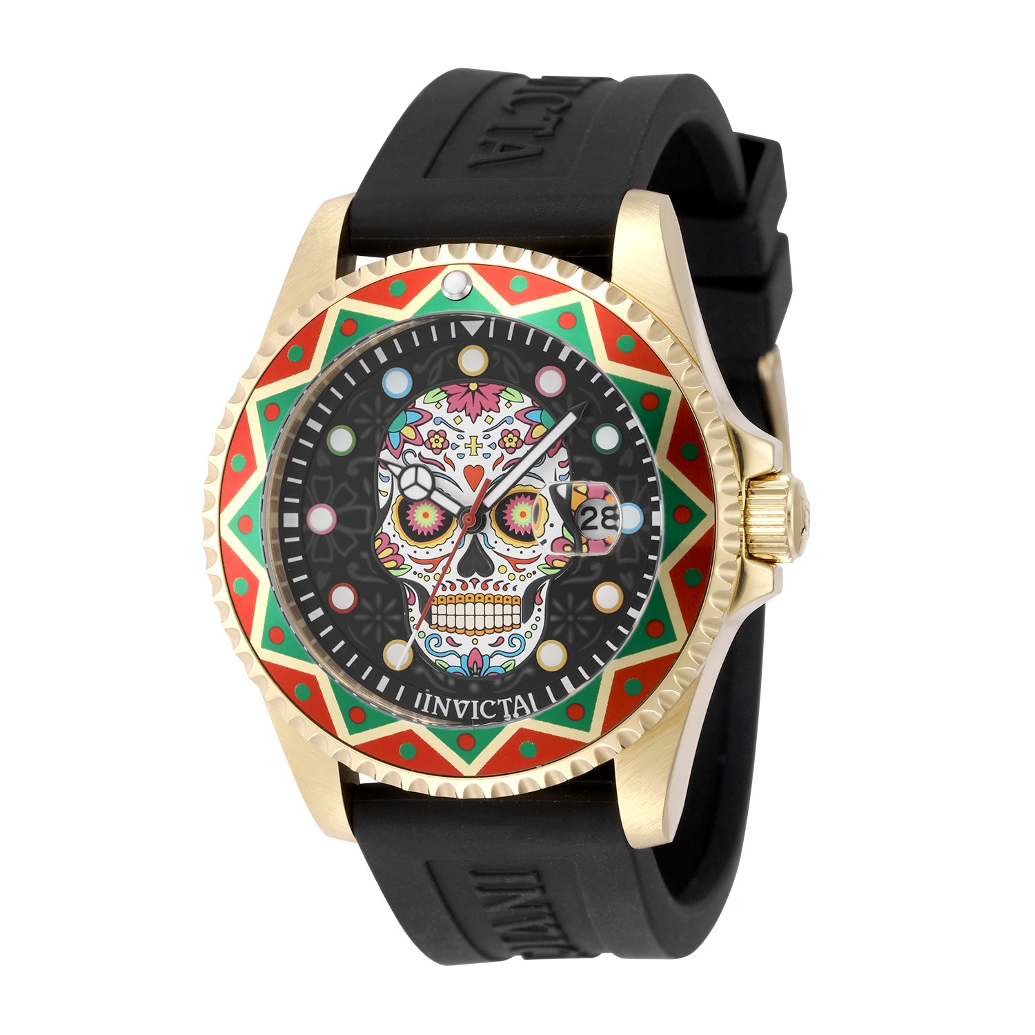 Invicta Pro Diver Eternal Fiesta Men's Watch - 43mm. Black (50516)