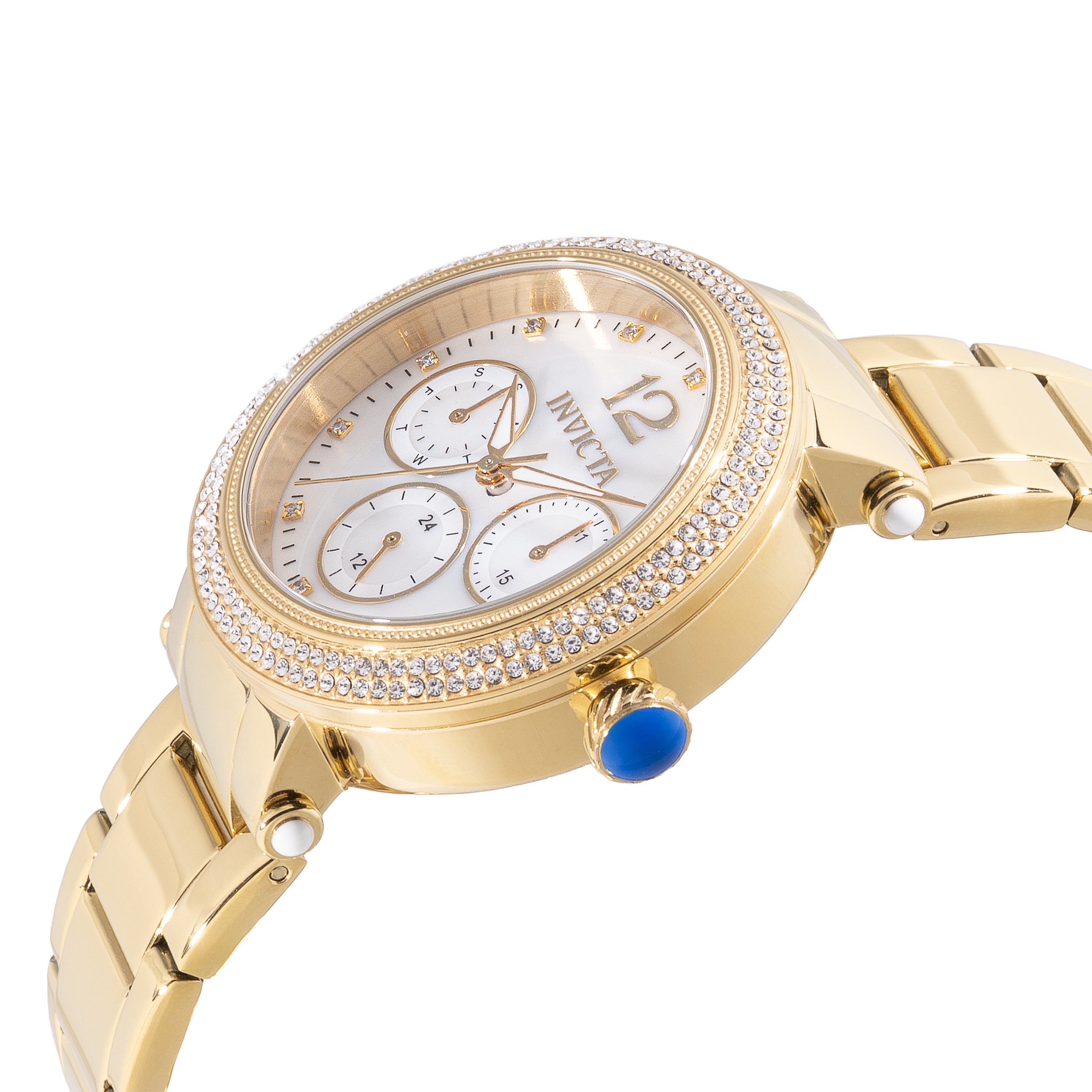 Invicta Bolt Glintara Women's Watch w/ Mother of Pearl Dial - 37mm. Gold (50396)