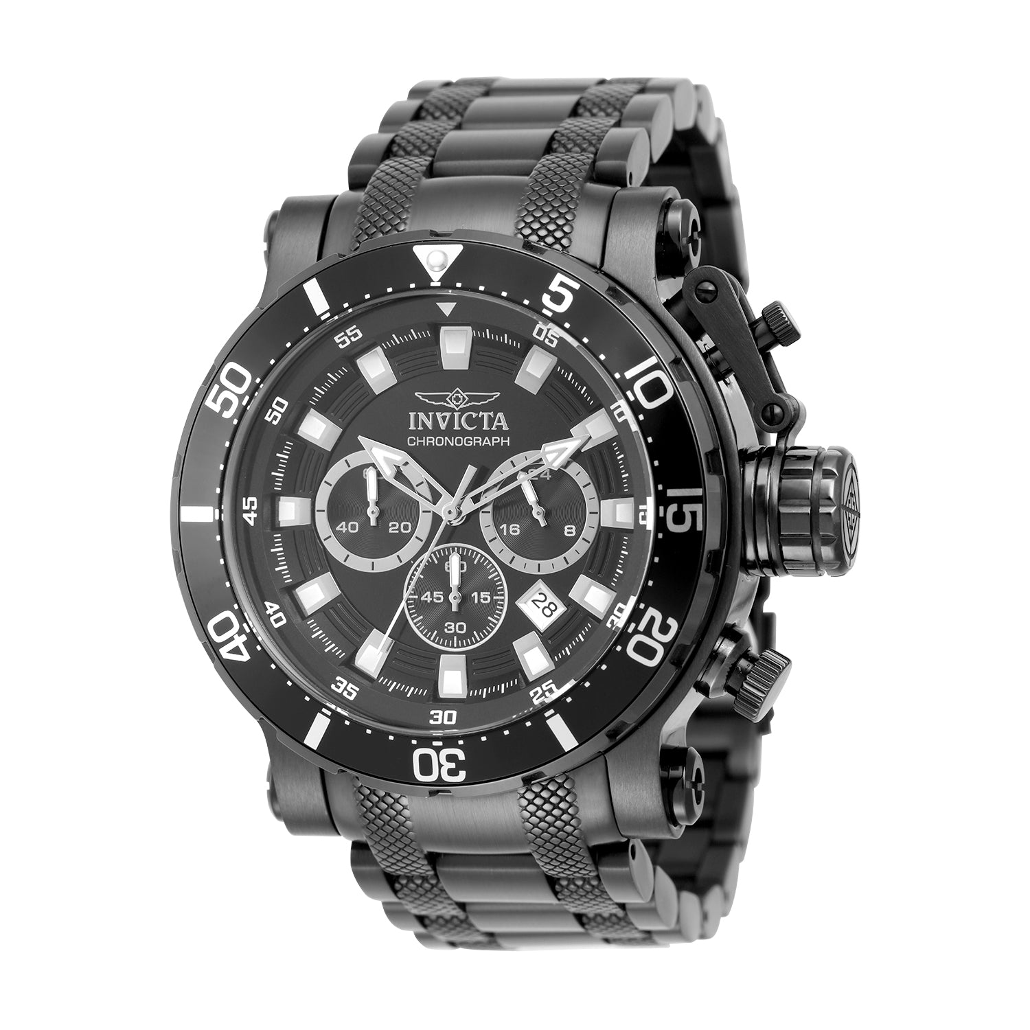 Invicta Coalition Forces Night Hawk Men's Watch - 52mm, Gunmetal (50767)