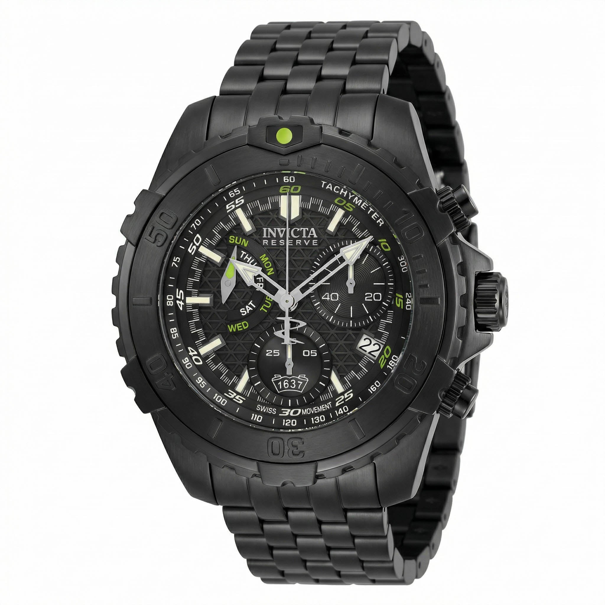 Invicta Reserve Swiss Ronda Z60 Caliber Men's Watch - 47mm, Black (50995)