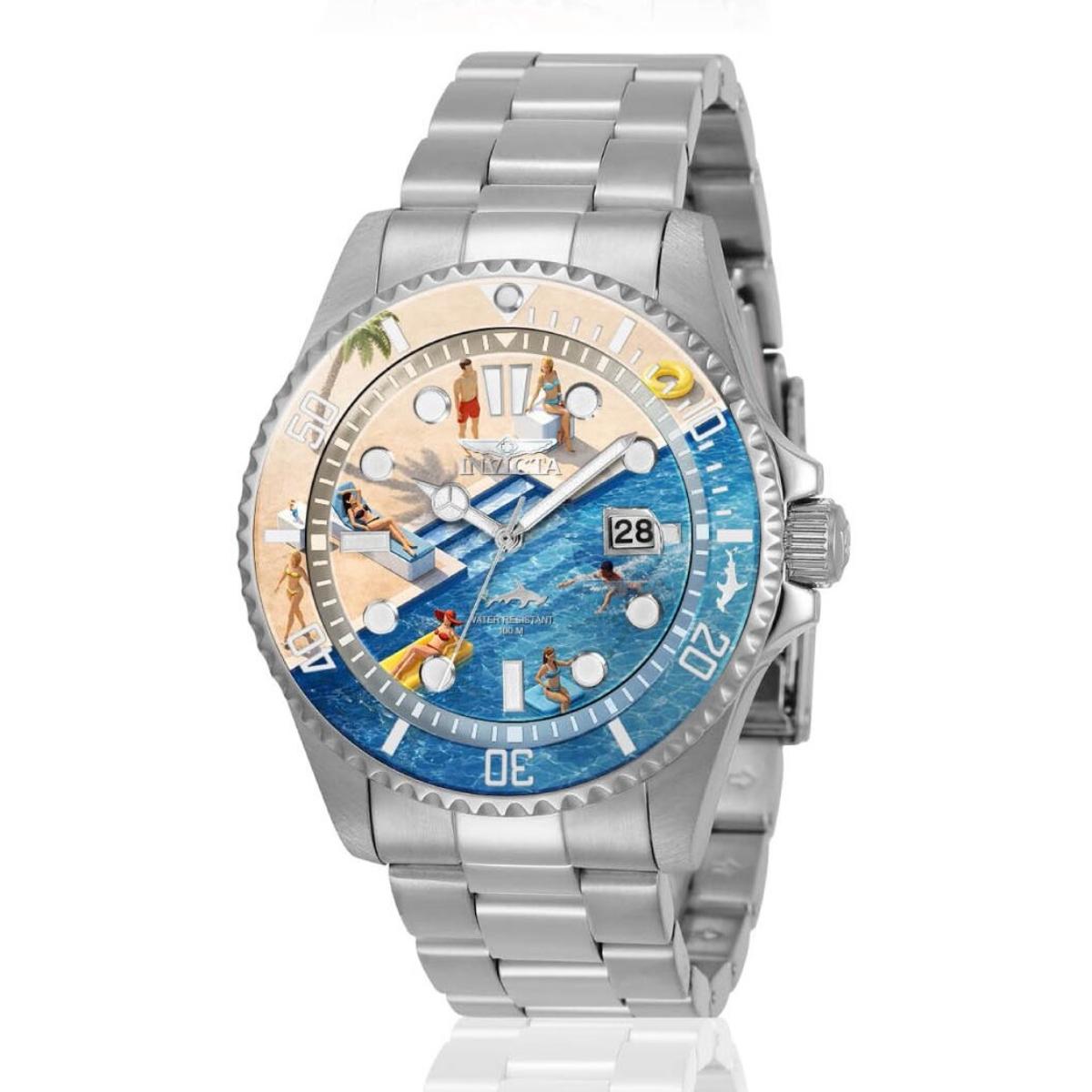 Invicta Pro Diver Unisex Watch - 38mm, Steel (51072)