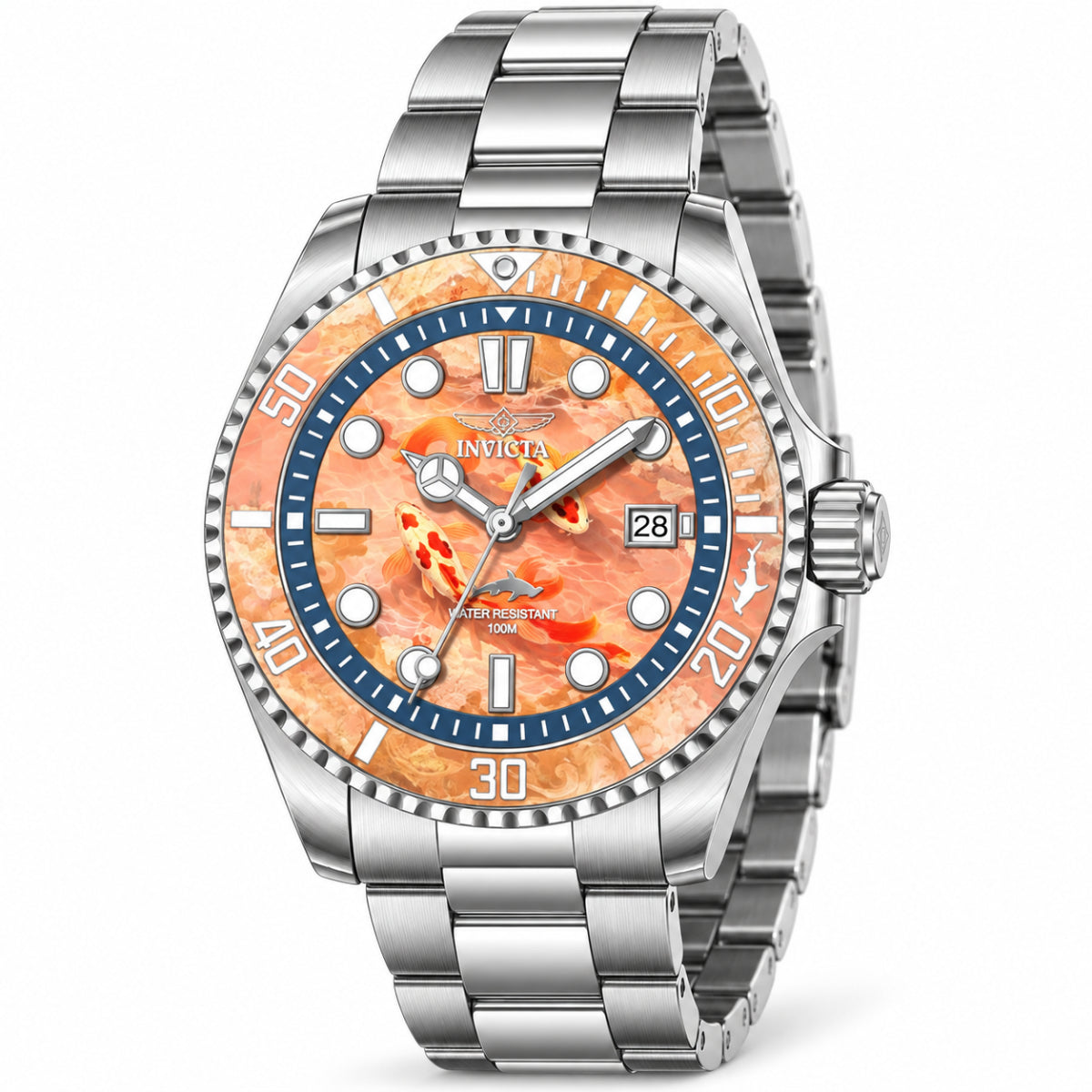 Invicta Pro Diver Unisex Watch - 38mm, Steel (51073)
