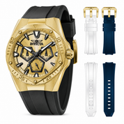 Invicta Speedway Pentora Men's Watch - 45mm, White, Blue, Black with Interchangeable Strap (51131)