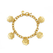 MAYAMAR Flower bracelet w / double adjusted toggle closure (MM-00754)