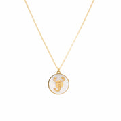 MAYAMAR Mother of pearl zodiac necklace Scorpio (MM-00956)