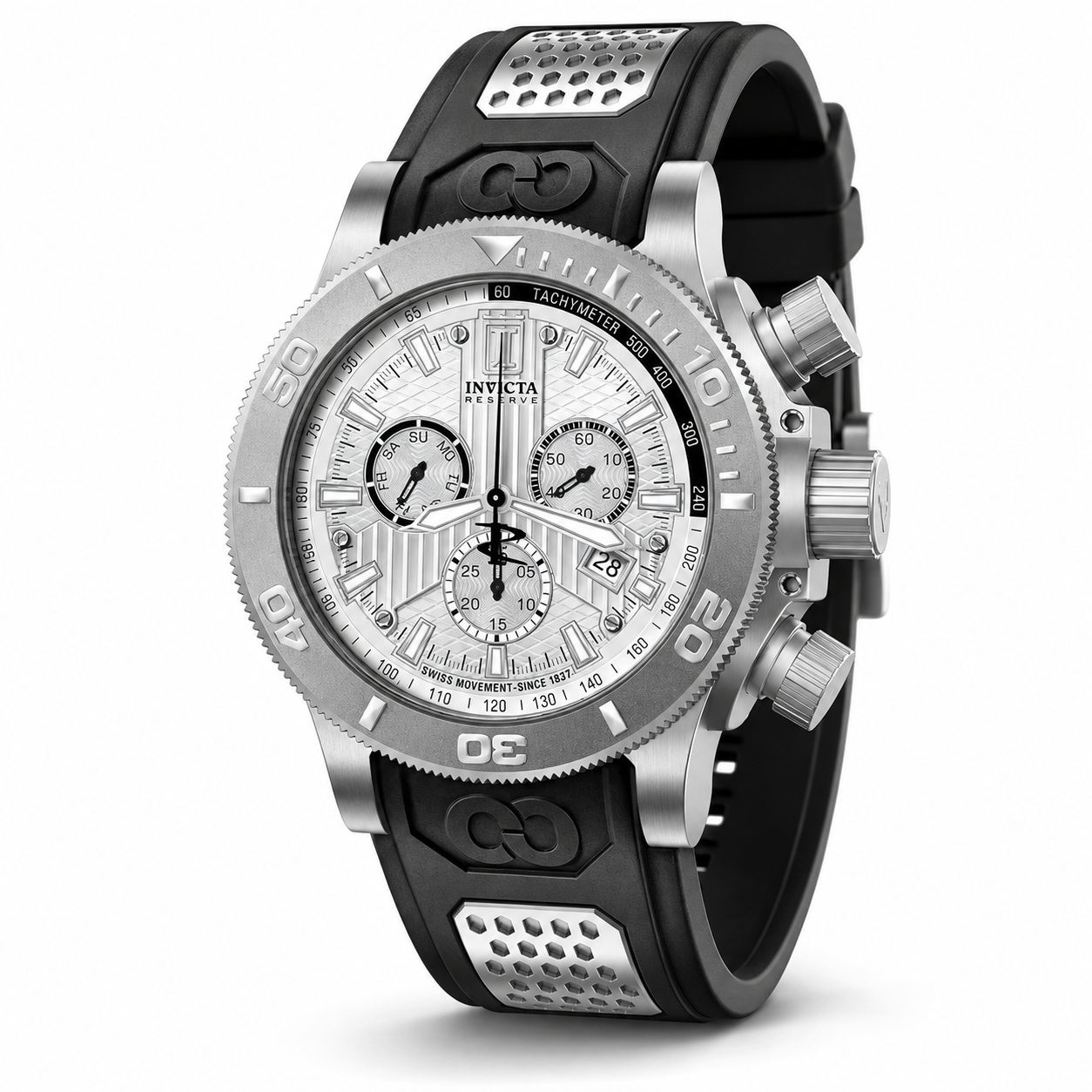 Invicta JT Maltic Swiss Ronda Z60 Caliber Men's Watch - 52mm, Black (51305)