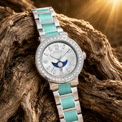 Invicta JT Antheria 1.4 CT Certified LG Diamond Women's Watch  -  36mm, Tiffany Blue, Steel (51351)