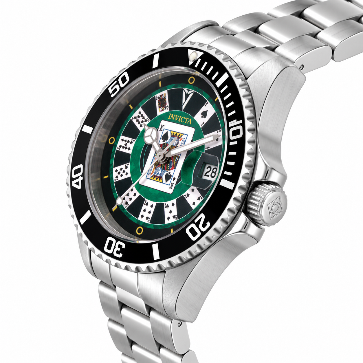 Invicta Pro Diver House of Cards Men's Watch - 40mm. Steel (50524)