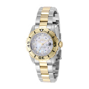 Invicta Pro Diver Swiss Ronda 585 Caliber Women's Watch w/ Mother of Pearl Dial - 30mm, Gold (6895)