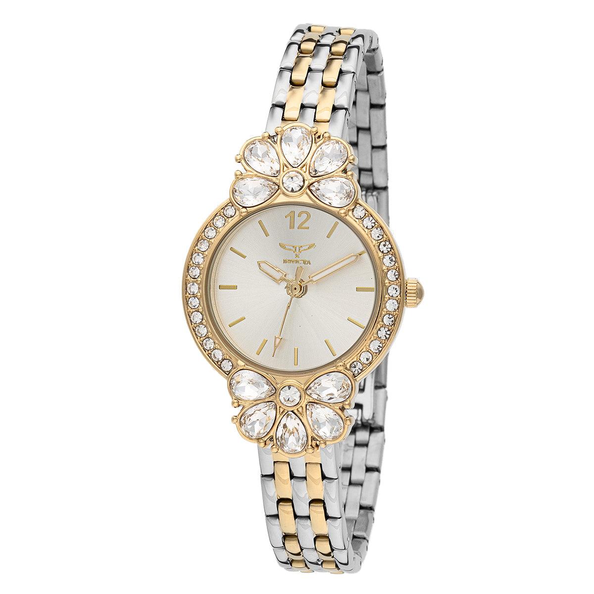 Open Box Invicta Wildflower Women's Watch - 30mm, Rose Gold,Silver (AIC-69107)