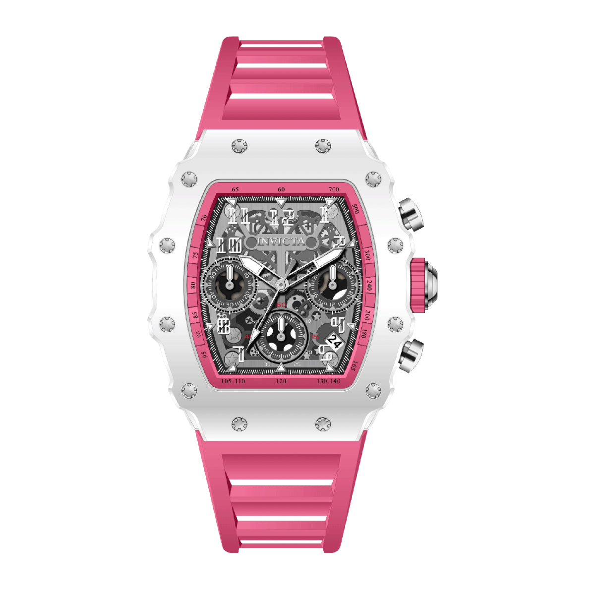 Invicta Racing Corallix Unisex Watch - 40mm, Pink (69606)