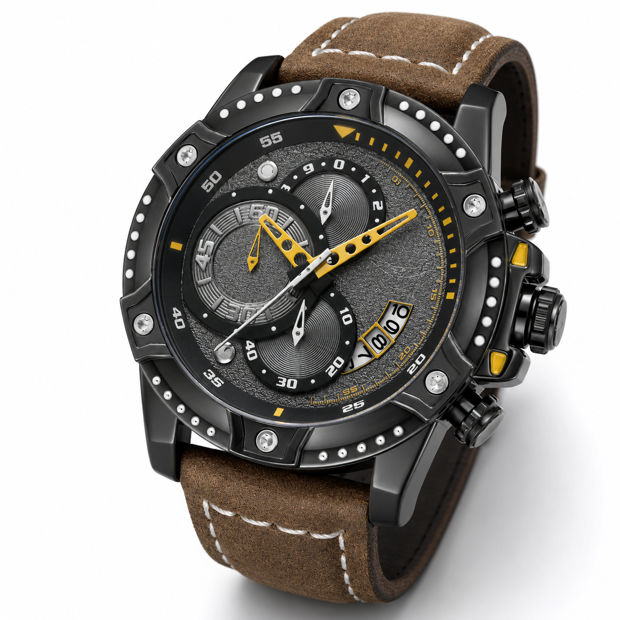 Invicta S1 Rally I by Invicta Men's Watch w/ Skeleton Dial - 50mm, Brown (69847)