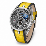 Invicta Celestial Naosia Automatic Men's Watch w/ Skeleton Dial - 44.5mm, Yellow (70088)