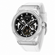 Invicta Objet D Art 1.44 Carat Diamond Automatic Men's Watch - 45mm, White with Interchangeable Strap (70130)