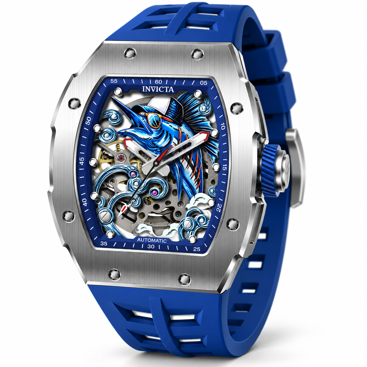 Invicta S1 Ocean Angler Limited Edition Automatic Men's Watch - 48mm, Blue (70564)