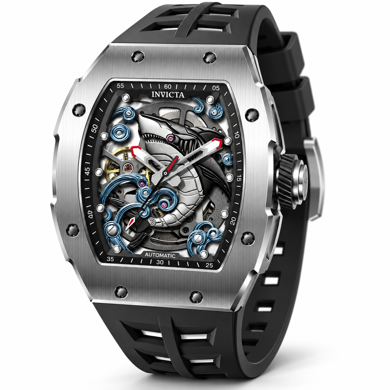 Invicta S1 Great White Limited Edition Automatic Men's Watch - 48mm, Black (70567)