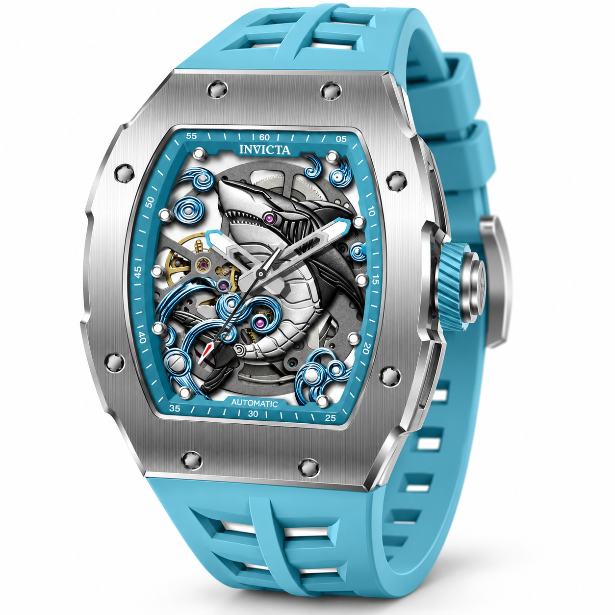 Invicta S1 Great White Limited Edition Automatic Men's Watch - 48mm, Blue (70569)