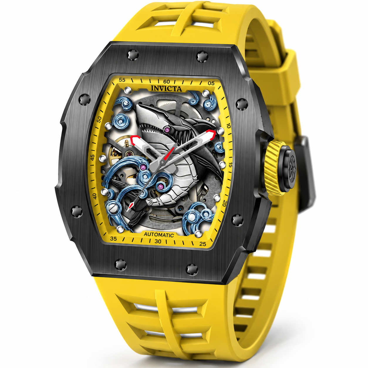 Invicta S1 Great White Limited Edition Automatic Men's Watch - 48mm, Yellow (70570)