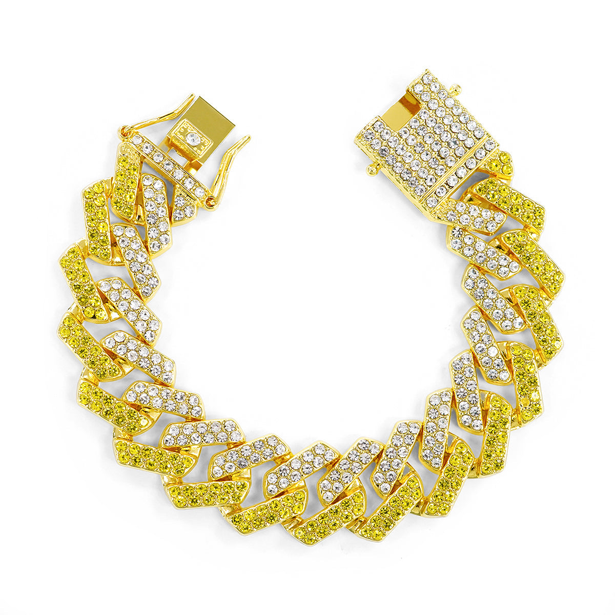 Open Box Invicta Elements Men's XL Drip Chain Bracelet, Golden Fang (AIC-80921)