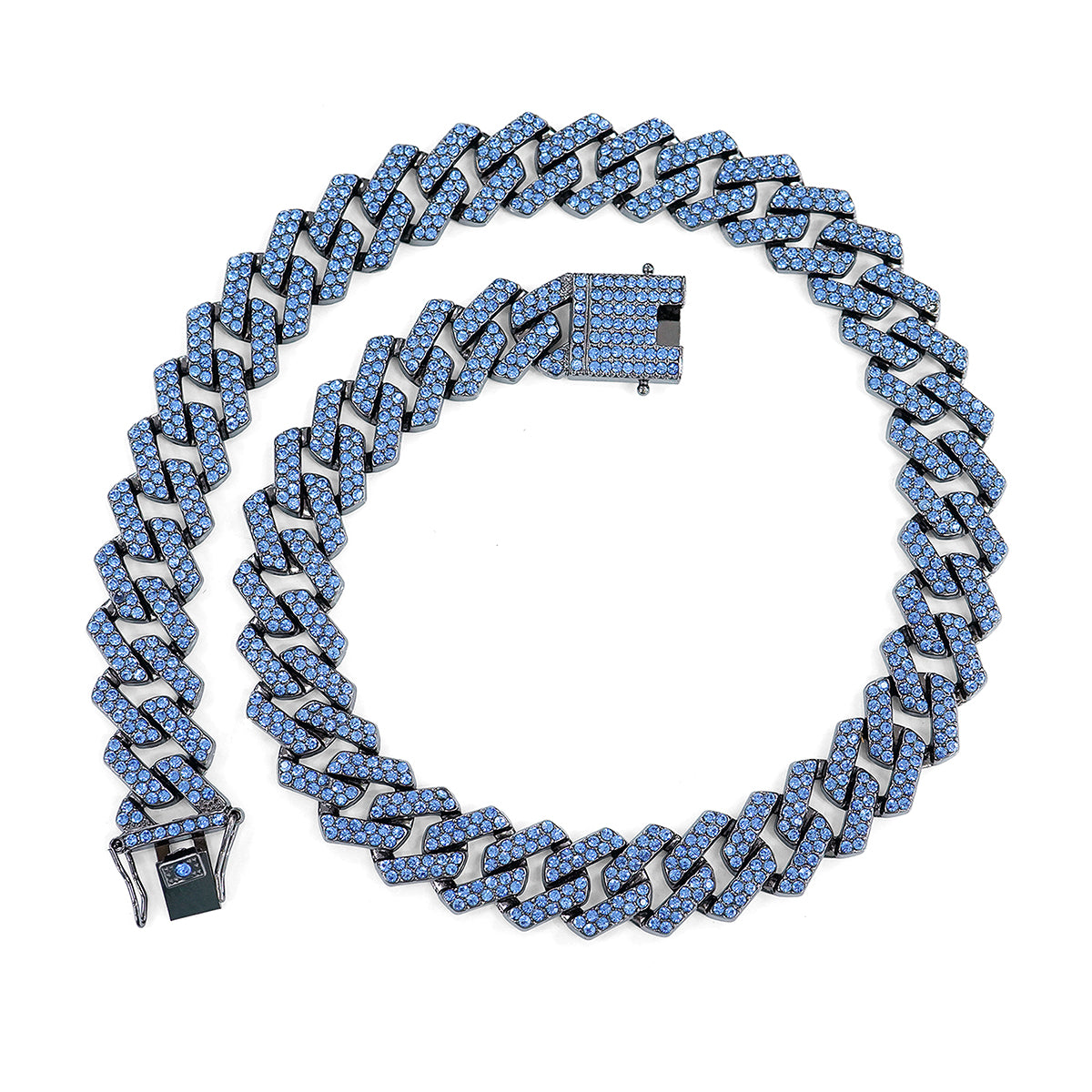Invicta Elements Men's XL Drip Chain Necklace, Blue Glacier (80925)