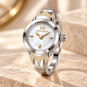 TechnoMarine Tempo Anello Ring Women's Watch w/ Mother of Pearl Dial - 18mm (TM-8926002)