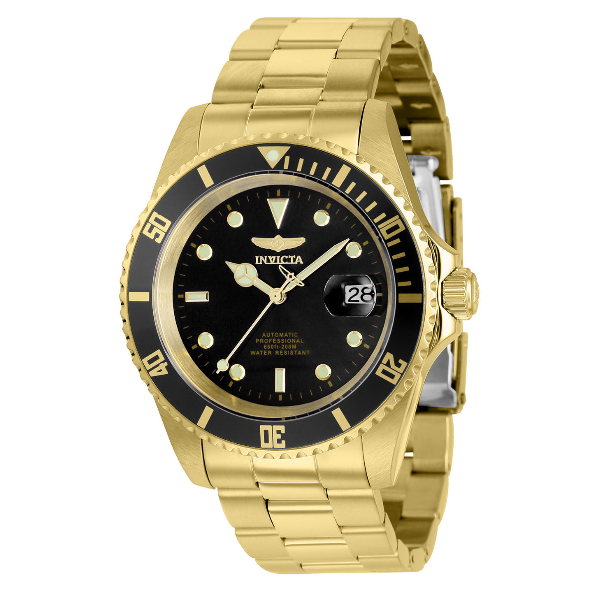 Invicta Pro Diver Bathyos Automatic Men's Watch - 43mm, Gold (ZG-8929OBXL)