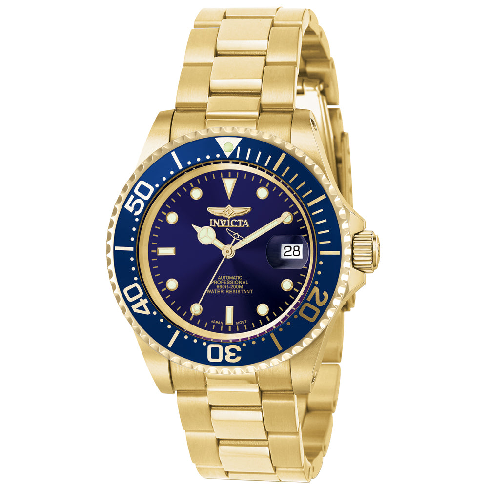Invicta Pro Diver Automatic Men's Watch - 40mm, Gold (ZG-8930OB)