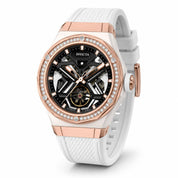 Invicta Objet D Art 1.44 Carat Diamond Automatic Men's Watch - 45mm, White with Interchangeable Strap (70131)