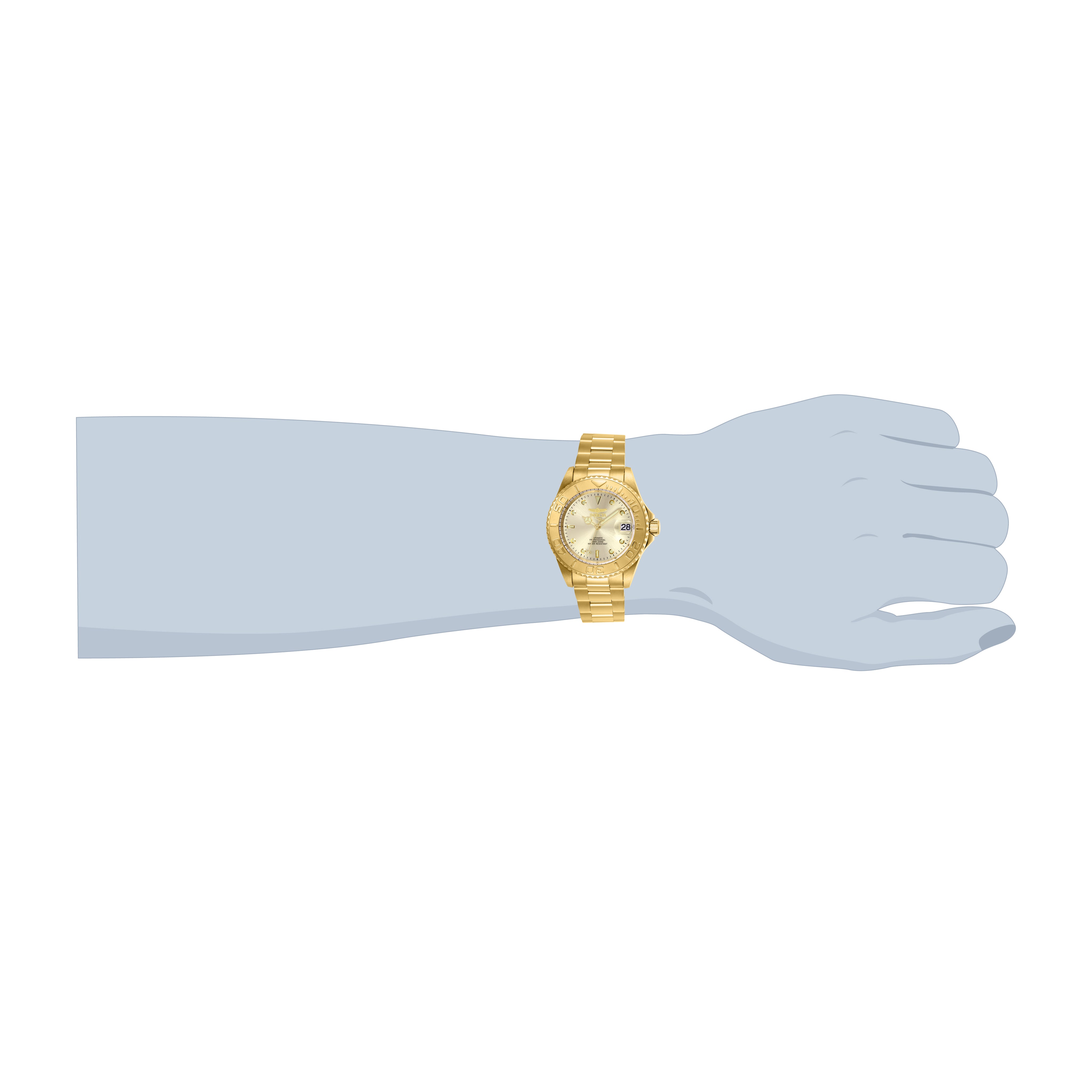 Invicta Pro Diver Coin-Edge Automatic Men's Watch - 40mm. Gold (9010OB)