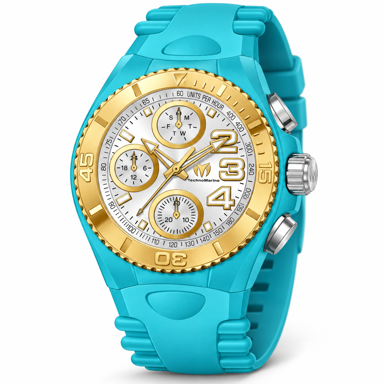 TechnoMarine Cruise JellyFish Unisex Watch - 40mm, Turquoise (TM-126025)