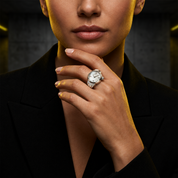 TechnoMarine Tempo Anello Ring Women's Watch w/ Mother of Pearl Dial - 18mm (TM-8926001)