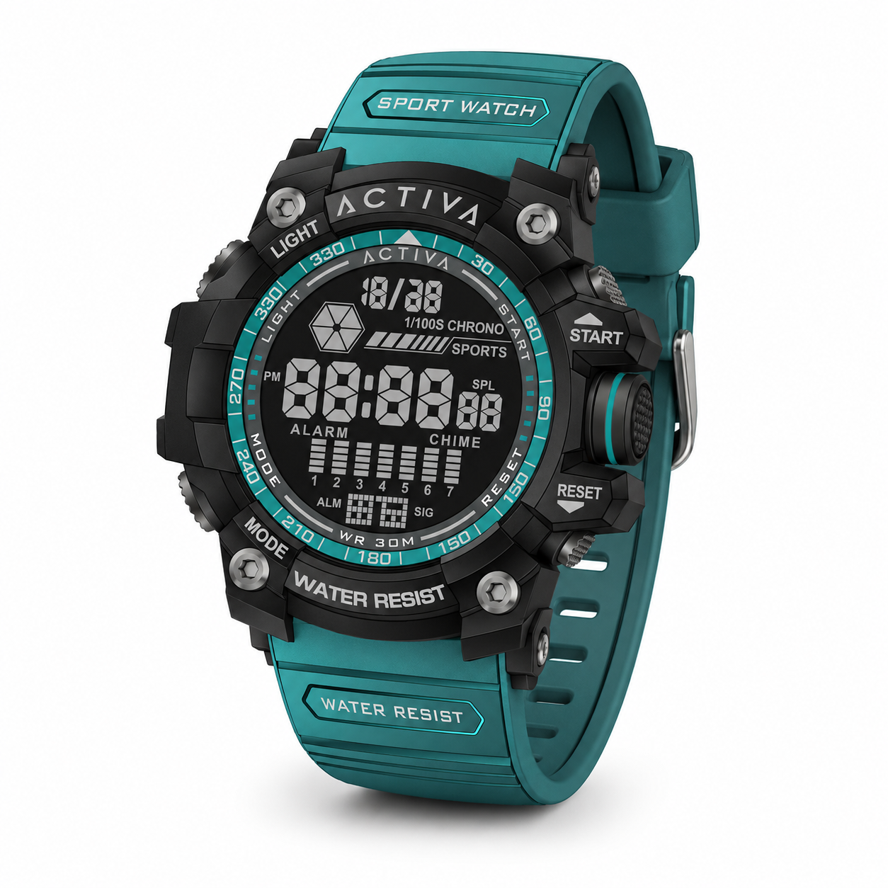Activa X Invicta Digital Men's Watch - 56mm. Green (ACW8020-006)