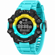 Activa X Invicta Digital Essentials Digital Unisex Watch - 50mm, Light Blue (ACW8050MC-017)