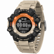 Activa X Invicta Digital Essentials Digital Unisex Watch - 50mm, Khaki (ACW8050MC-020)