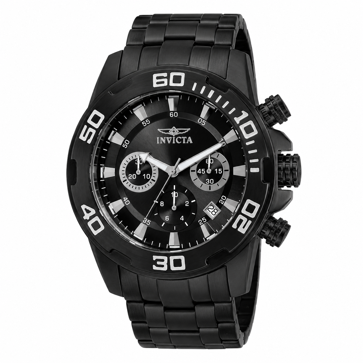 Open Box Invicta Pro Diver SCUBA Men's Watch - 50mm, Black (AIC-22338)