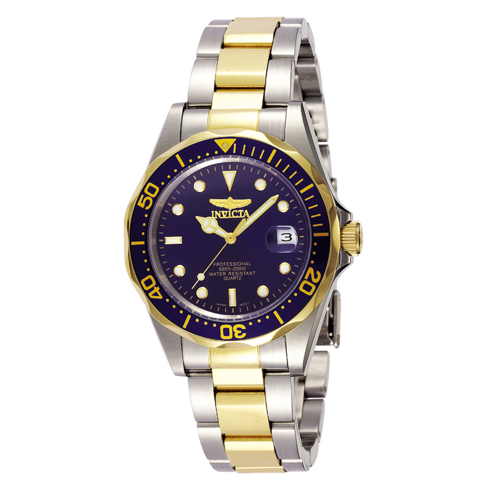 Open Box Invicta Pro Diver Men's Watch - 37.5mm, Steel, Gold (AIC-8935)
