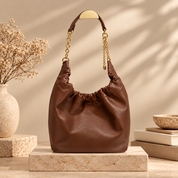 Technomarine Gentle Gather Handbag - Coffee (TM-WBAG-020)