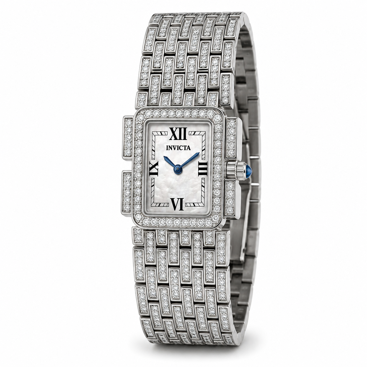 Invicta Elite 7.92 Carat Diamond Women's Watch w/ Mother of Pearl Dial - 22.7mm, White, Steel (51425)