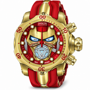 Invicta AS IS - Venom featuring  Ultra rare dials Men's Watch - 53.7mm, Red, Gold (50710)
