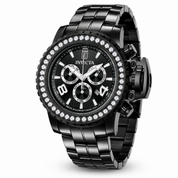 Invicta JT 4.5 CT Certified LG Diamond Swiss Ronda Z60 Caliber Men's Watch - 58mm, Black (51324)