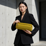 Technomarine Pleated Horizon Hobo Bag - Yellow (TM-WBAG-017)